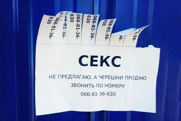 15 творческих объявлений креатив, объявления, юмор