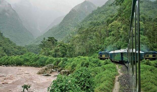 14. Hiram-Bingham Orient Express, Перу железная дорога, поезд, путешествие