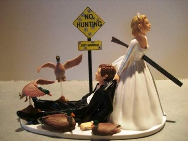 Фото: Интересные и очаровательные верхушки со свадебных тортов (Фото)