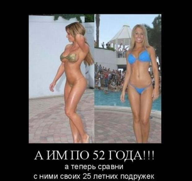 Демотиваторы про девушек, прикольные фото.