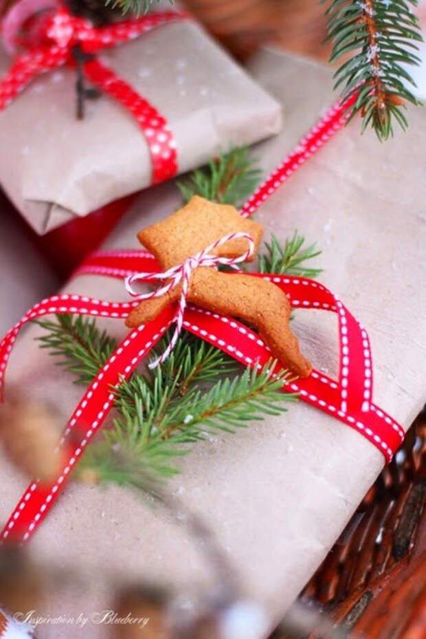 25 потрясающих идей упаковки новогодних подарков своими руками  подарок, упаковка