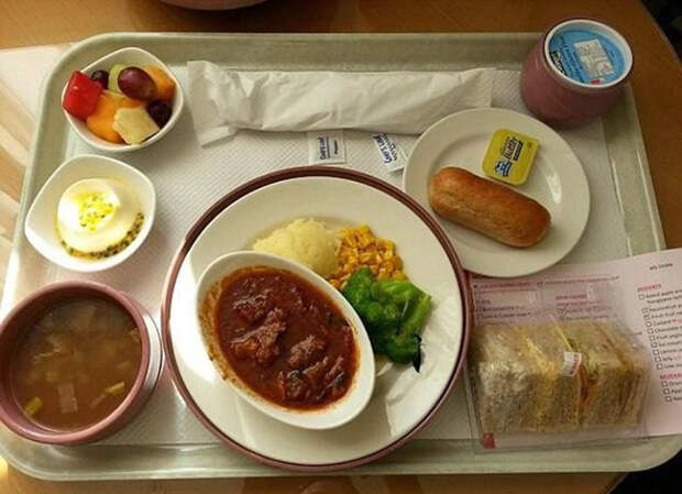 больничная еда в австралии