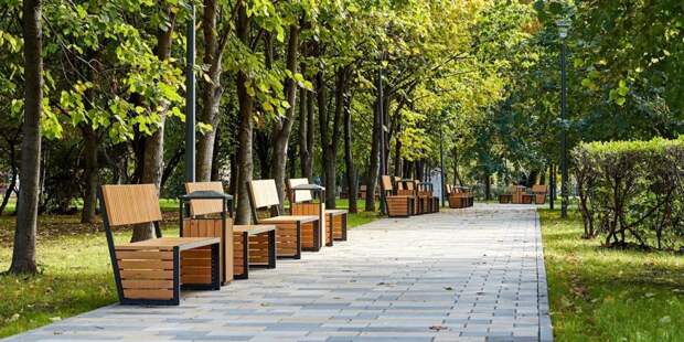 В текущем году в СЗАО благоустроено свыше 40 гектар территорий. Фото: mos.ru