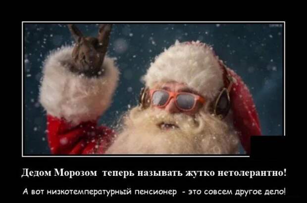 Демотиватор про Деда Мороза