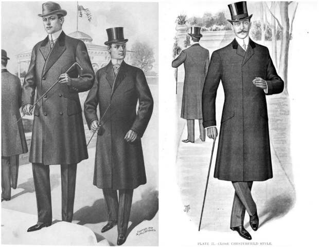 Традиционные модели пальто Честерфилд