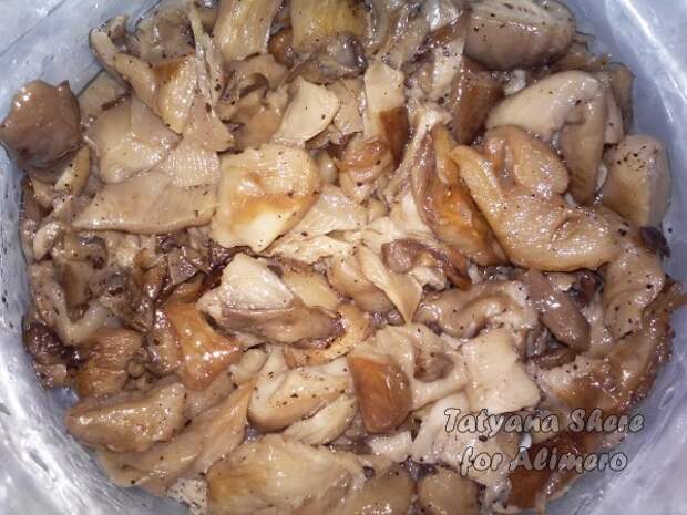 Салат с вешенками Салат с вешенками