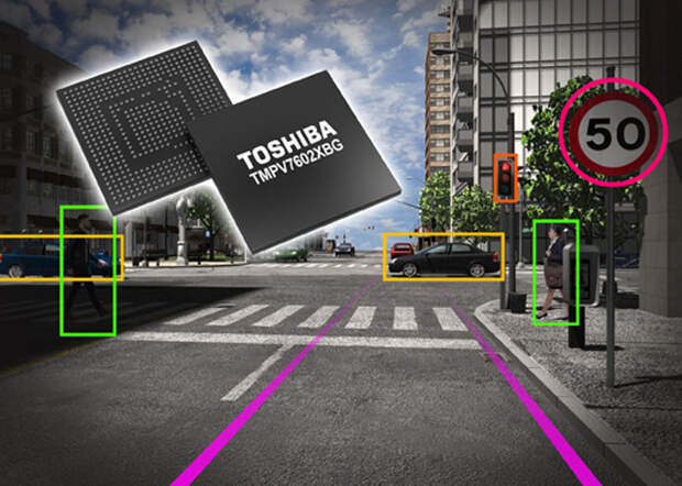 Процессор для распознавания изображений от Toshiba