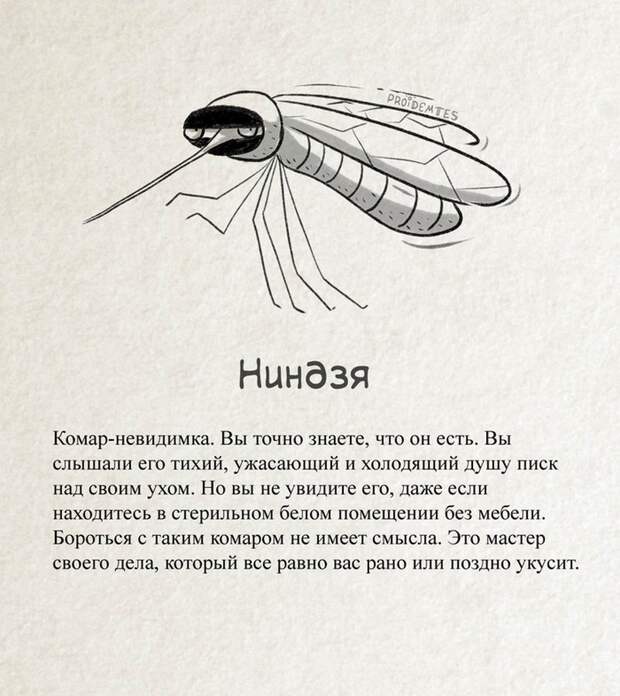 Немного юмора о комарах