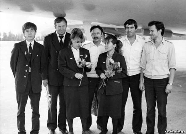 Экипаж рейса 4076 Нерюнгри – Якутск, 1990 год