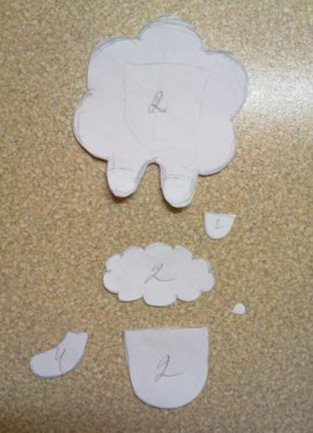 Барашек из фетра 2