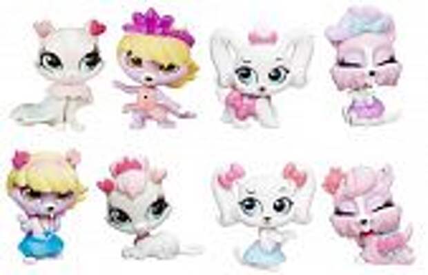 Игровой набор Littlest Pet Shop в ассортименте,4 зверюшки с аксессуарами
