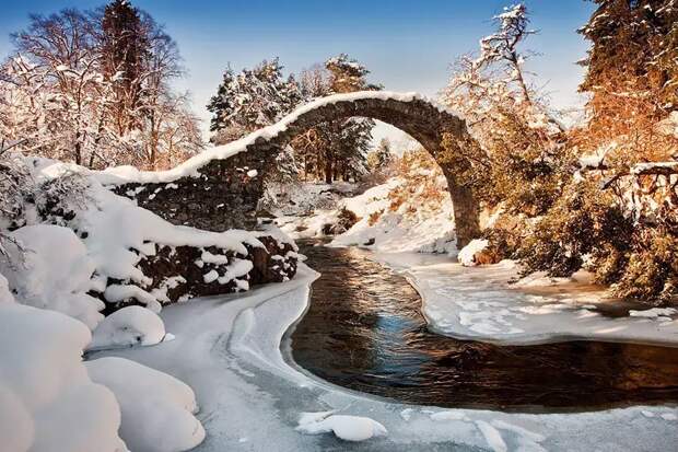 Мост в Каррбридже, Шотландия в мире, мост
