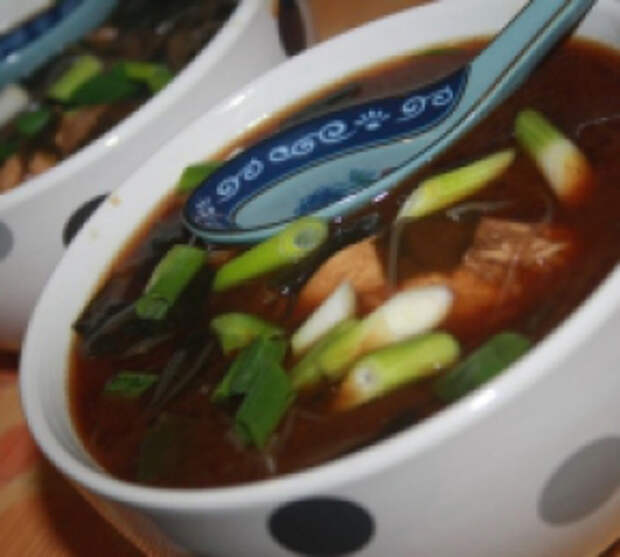 Мисо суп с курицей