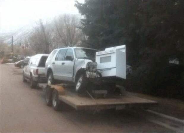 Самые курьезные аварии