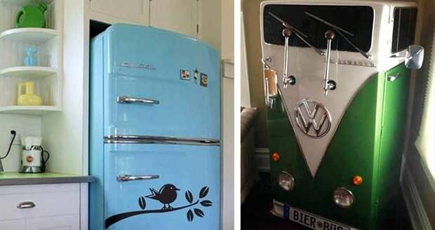 обновляем старый холодильник покраска