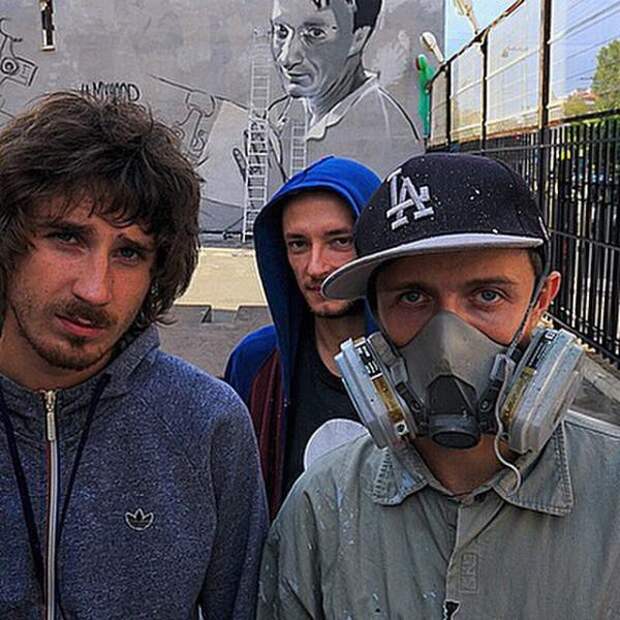 Стрит-арт команда HoodGraffTeam граффити, исскуство