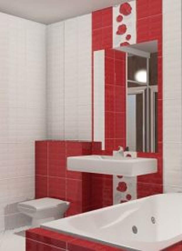 Дизайн ванной комнаты с туалетом5