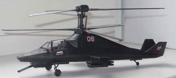 Ка-58 "Черный призрак". Перспективный ударный вертолет-невидимка (Stealth).