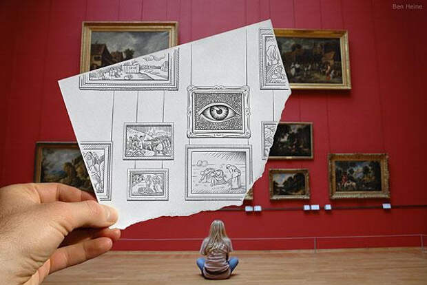 Фотокамера VS карандаш Бен Хейне (9)