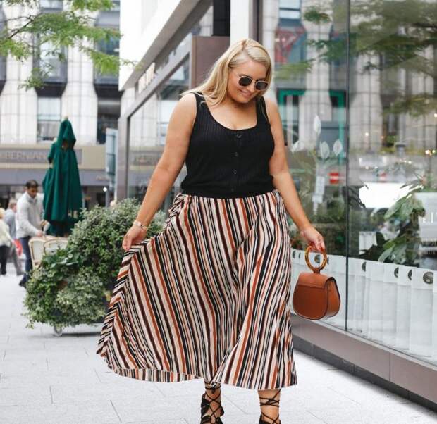 Модели юбок, которые скроют недостатки пышной фигуры