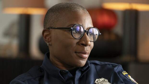 Hen is all smiles at work during 9-1-1 Season 8 Episode 5.