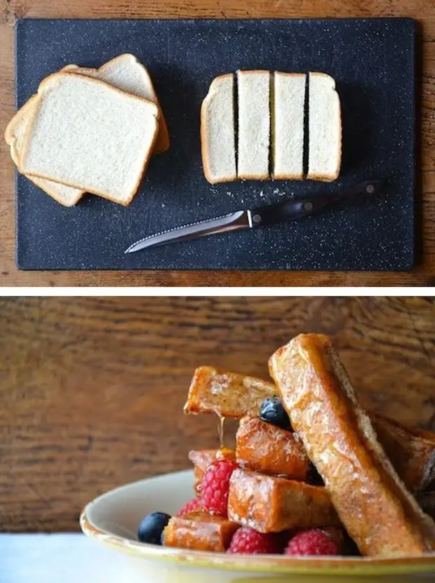 I always toast for breakfast. Завтрак из хлеба для тостов. Едальня
