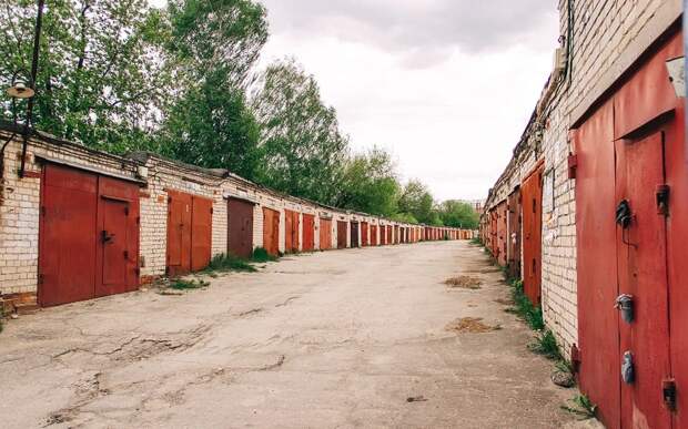 В Рязани украли крышу гаража