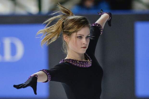 Юлия Липницкая провела первую тренировку у нового тренера