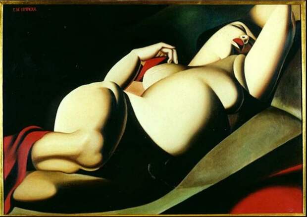 Прекрасная Рафаэлла. 1927 год. Автор: Тамара де Лемпицка (Tamara de Lempicka). Прекрасная Рафаэлла. 1927 год. Автор: Тамара де Лемпицка (Tamara de Lempicka).