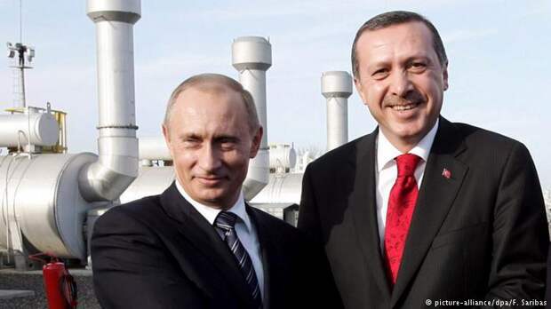 Путин и Эрдоган в 2005 году