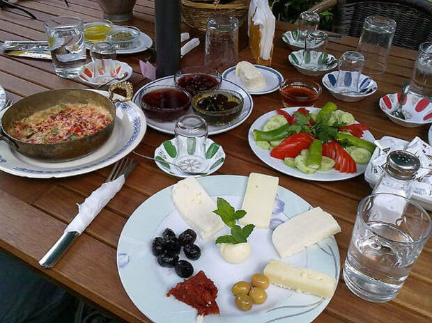 завтрак в Турции