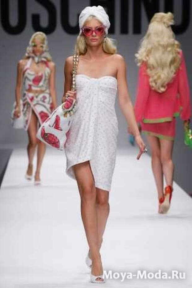 Модные сарафаны весна-лето 2015 Moschino