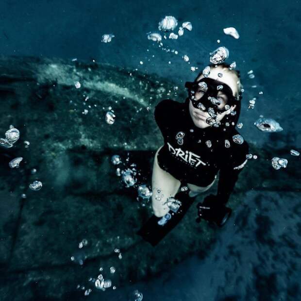 Спортивная фотография freediving/фридайвинг.