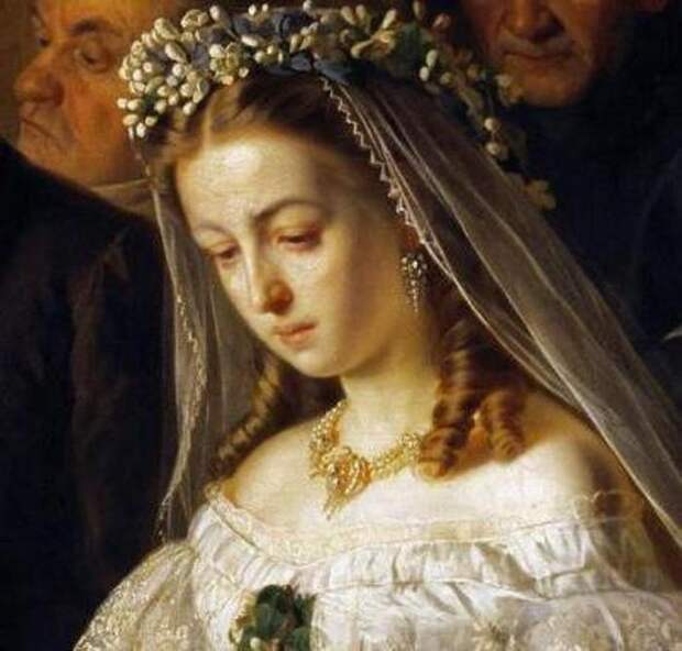 Василий Пукирев. Неравный брак, 1862. Фрагмент
