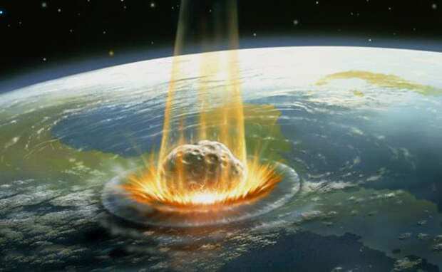 Астероид был более 10 километров в диаметре. По некоторым расчетам - до 80 километров.