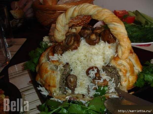 Лукошко с грибами. Интересный рецепт (3) (550x412, 104Kb)