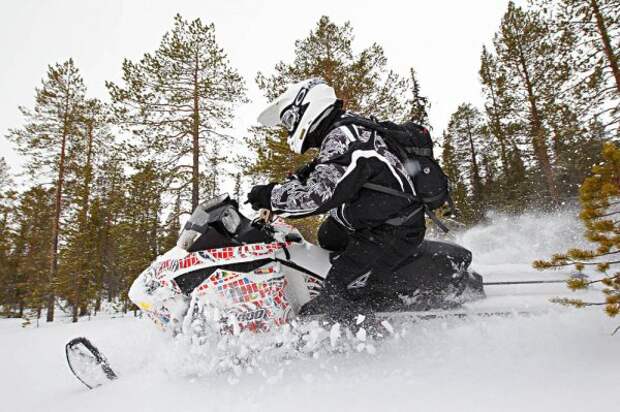 Ski Doo Freeride 154 в горах