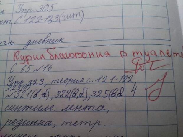 Учительские перлы из школьных дневников дневник, записи, записи в дневниках, школа, юмор
