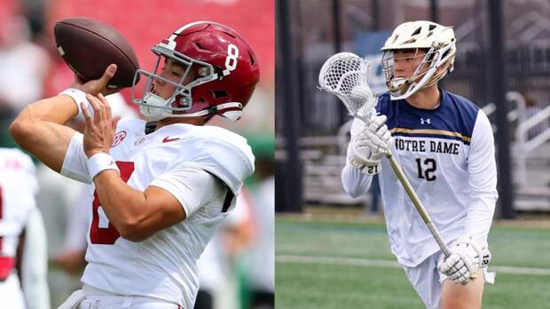Tyler Buchner Alabama Quarterback Notre Dame Lacrosse