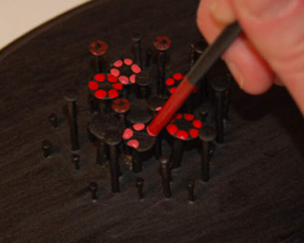 photo of painting flowers