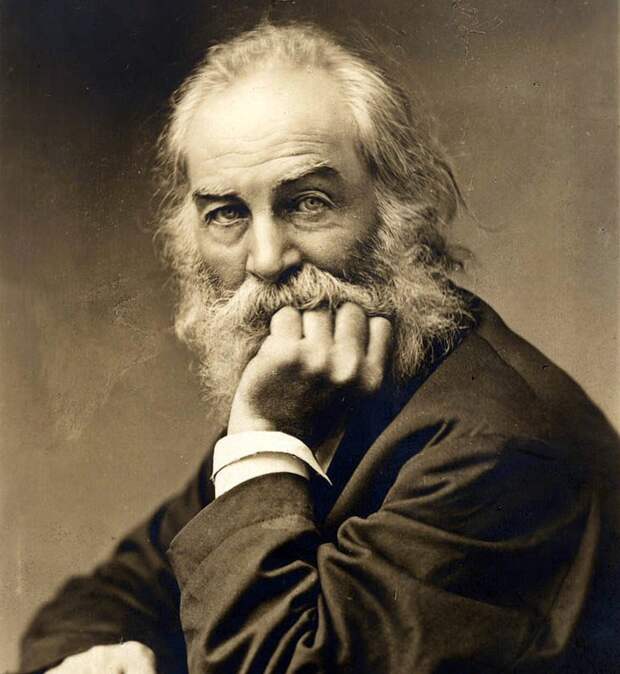 Walt Whitman circa 1854 (Library of Congress)