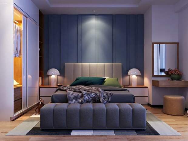 Интерьер спальни, который полностью перевернёт представление об уютном интерьере.