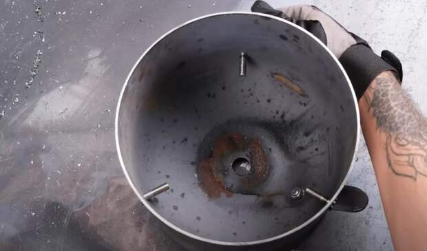 Как сделать походную печь-барбекю на углях