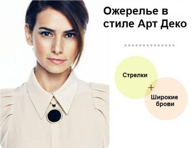Ожерелье в стиле Арт Деко + ретро-стрелки