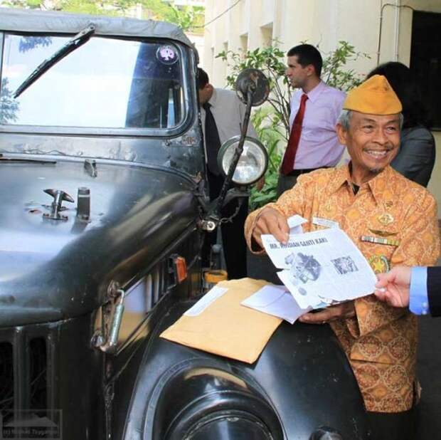 Наш "Козлик" в далекой Индонезии авто, газ, газ-69, индонезия