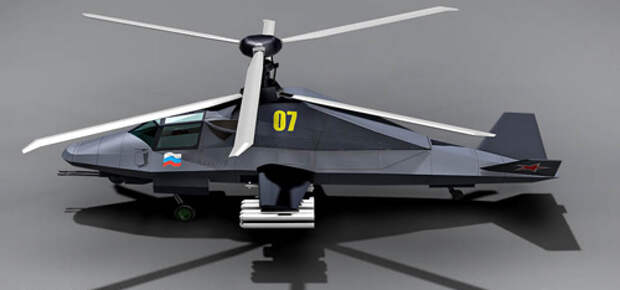 Ка-58 "Черный призрак". Перспективный ударный вертолет-невидимка (Stealth).