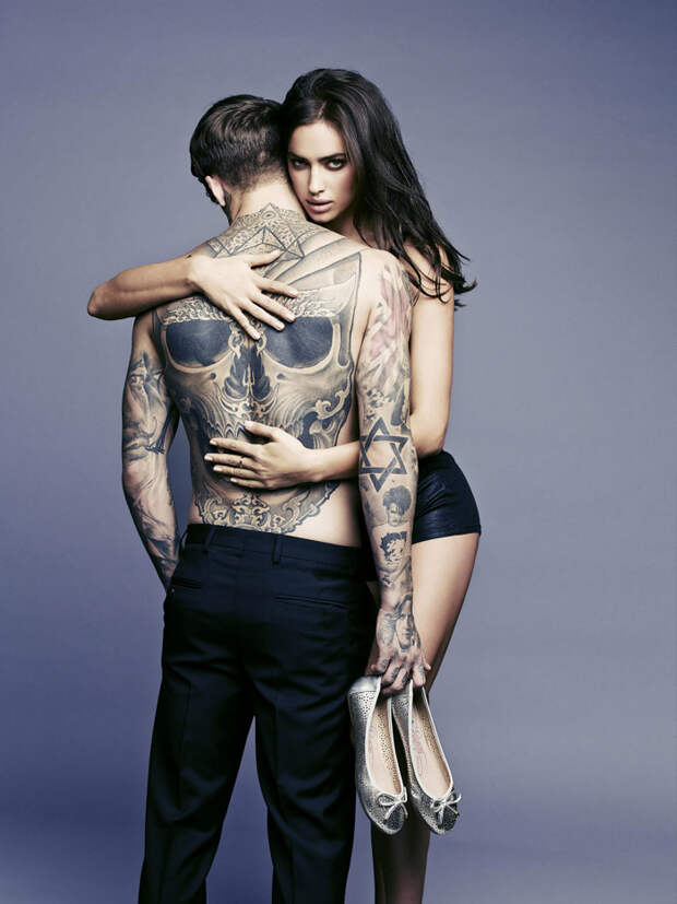 Ирина Шейк (Irina Sheik) и Стивен Джеймс (Stephen James) в фотосессии для Xti (весна-лето 2014), фото 5