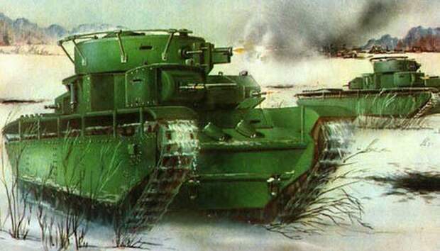 Тяжелый танк Т-35. Тяжелый танк Т-35.