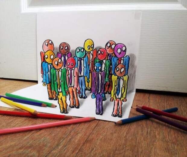 Рамон Бран, Ramon Bruin, 3D рисунки карандашом, реалистичные картины 