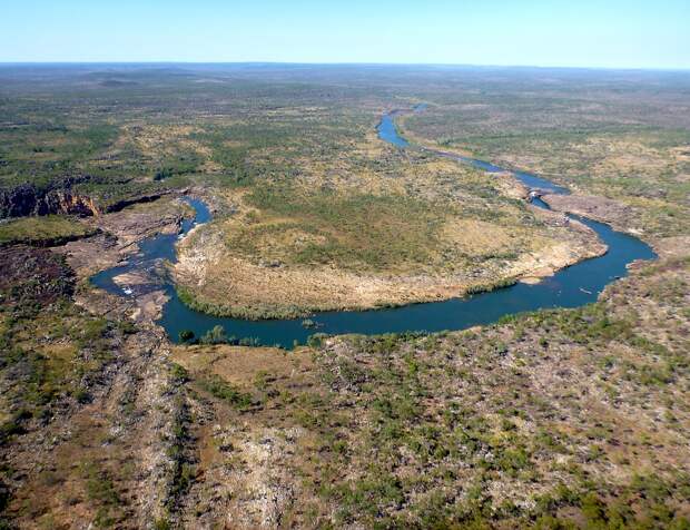 Многоуровневый водопад Митчелл. Австралия. Фото